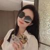 Nuevas gafas de sol adelgazantes de moda con caja de dos puntos, gafas de sol para conducir para hombres, gafas de sol del mismo estilo para mujeres que hablan por Internet.
