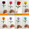 Direto do fabricante: Palitos torcidos de rosa e hibisco, flores acabadas em várias cores, buquês de presente para Dia dos Namorados e aniversários para namorada