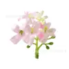 Flores de Osmanthus Artificiales Materiales DIY para Pasador Hecho a Mano Accesorios para el Cabello, Flores Falsas, Plantas Verdes, Caja de Regalo con Decoraciones de Flores, Flores Fragantes