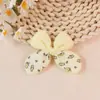 Estilo Coreano Preenchido com Algodão Laço Dupla Face DIY Semi-Acabado Estampado à Mão Roupas Decorativas Acessórios para Bebê Acessórios Atacado