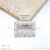 Pinza de Garra Versátil Moderna Simple de Aleación Electrochapada Pinza para el Cabello Pequeña con Perla y Pedrería Estilo Europeo y Americano para Flequillo