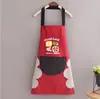 Ventas Directas de Fábrica buen Caqui cacahuete impermeable borrable mano cocina delantal casero cocina anti-manchas borrable mano tirante estampado