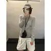 Tricô de Linho Mmc para Mulheres, Nova Coleção de Primavera, Treze Linhas de Guangzhou, Design Coreano, Alto Padrão, Cintura Marcada, Emagrecimento, Manga Longa