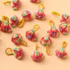 Accesorios para el Festival del Bote del Dragón Bolsitas Perfumadas Bordado Hecho a Mano DIY Tejido de Cuerda de Cinco Colores Zongzi Estilo Antiguo Hojas Iridescentes Accesorios Venta al por Mayor