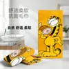 Toalla de baño de gato Garfield toalla de dibujos animados toalla de natación secado rápido absorbente toalla deportiva fitness toalla de playa impresa de microfibra