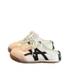 Medias Zapatillas Cerradas de Suela Gruesa para Mujer Otoño Ropa de Exterior 2026 Nuevas Zapatillas de Entrenamiento Alemanas Suela Suave Estilo Retro Slip-on Casual Zapatos Birkenstock