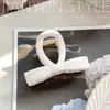 Nuevo Clip de Tiburón para el Cabello con Flor de Huevo Azul y Blanco de Corea del Sur Pinza Elegante con Lazo para el Cabello Adorno para la Cabeza Pasador para el Cabello para Mujeres