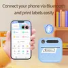 Mini Impresora Nuevo Modelo Transfronteriza, Inalámbrica Bluetooth, Se Puede Conectar a Teléfonos Móviles, Impresora Portátil de Etiquetas Autoadhesivas para Uso en Casa