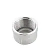Tapa de tubería de acero inoxidable 304 paso recto DN15-DN100 tapón de rosca interior grado industrial válvula accesorios para caldera