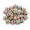 Pulsera de cuentas de resina con cara cortada, cuentas de agujeros grandes, cuentas de agujeros grandes de colores, cuentas de dibujos animados Panjia, cuentas Loat, cuentas de pulsera