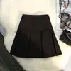 Falda Plisada Talla Grande para Mujer 2025 Nueva de Cintura Alta con Efecto Adelgazante Petite Anti-Exposición Primavera, Otoño e Invierno Falda Corta de Corte A