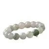 Cuentas Sueltas de Jade de Tianshan Tipo Hielo Natural para Hacer Pulseras y Collares DIY