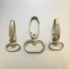 Liga de Zinco Banhada a Ouro Anti-Ferrugem e Resistente ao Desgaste Cordão para Celular Gancho Tipo Mosquetão Acessórios de Hardware Venda Direta Chaveiro Gancho Pequeno