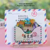 Ímãs de geladeira de Qinhuangdao, souvenirs turísticos originais da tendência nacional, presentes culturais e criativos de marcos, ímãs de geladeira de metal atacado