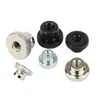 Tuerca moleteada de apriete manual Gb806 Acero inoxidable galvanizado Tuerca escalonada con agujero pasante M3-M10 Tuerca de ajuste de mango Antiaflojamiento