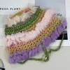Sombrero de Ganchillo Mezclado Pelo de Conejo Rex Sombrero de Piel Lindo Cálido Cinturón de Corbata Sombrero de Lana 2024 Sombrero Cálido Peludo