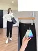 A primavera nunca é tarde demais! Vestido terno estiloso! Saia midi de lã Tencel com fenda frontal, elegante e modeladora, silhueta em H