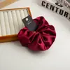 Alta calidad Tamaño Grande Diámetro de 20CM Anillo para Cabello Intestino Grueso Anillo para Cabello Grande de Satén de Seda Alta Elasticidad Cuerda para Cabello Grande para Mujer