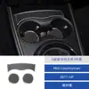 Adecuado para 17 Bmw Mini Countryman Modificación del Interior del Coche Fibra de Carbono Control Central Decoración Portavasos