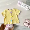 Camiseta de Verano de Manga Corta para Niña 2025 Nuevo Estilo Camiseta de Media Manga para Bebé Ajustada Top de Verano para Niños