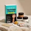 Kit Corretivo para Tatuagem Correção Temporária para Imperfeições da Pele Tom de Pele Desigual Textura em Creme Seca Lentamente À Prova de Suor