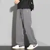 Pantalones Casuales de Hombre Verano Delgados Modernos Holgados con Caída Pierna Recta Versátiles Pierna Ancha Largos Ropa de Hombre Barato al Por Mayor