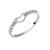 WISH transfronterizo venta caliente anillo hueco de amor anillo femenino joyería de diamante con forma de corazón moda ahorro fábrica al por mayor