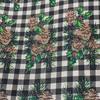 Tela para Camisetas de Ropa con Estampado de Foil Dorado, Estampado Navideño para Tela, Procesamiento de Fabricante, Diseño, Bordado, Estampado en Caliente, Estampado Abstracto