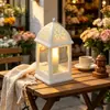 Lâmpada a Querosene Retrô Luz Noturna de Vela Digital Atmosfera de Natal Enfeites de Vela LED Decoração de Mesa