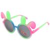 Nuevas gafas de sol polarizadas para niños color conejo lindas gafas de sol para bebé conejito pequeño niña gafas de sol decorativas al por mayor