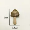 Tela Mori Cuadros Algodón Hongo DIY Accesorios para Ropa Accesorios para la Cabeza de Niños Mochila Zapatos de Dibujos Animados Accesorios Accesorios
