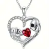 Collares Transfronterizos para Mujer, Collares con Colgante de Personajes de Dibujos Animados de Diseño de Nicho, Cadenas Ligeras de Lujo para Clavícula de Nicho, Collares de Corazón