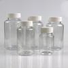 15ml ml 20 30 60 80g 500g botella de plástico transparente de boca ancha PET botella de muestra vacía separada para reactivo