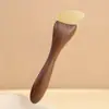 Sándalo Morado, Sándalo Verde, Raspador de Cuerno, Peine de Pezuña de Oveja, Peine de Madera, Raspador Facial, Pequeño Bastón Masajeador Raspador para Ojos Portátil