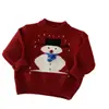 Suéter de Muñeco de Nieve Maibao para Niños 2026 Invierno Nuevo Jersey de Punto Engrosado para Niños y Niñas Suéter de Bebé Ropa de Invierno