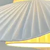 Luminária Pendente de Tecido Estilo Cream Nórdico, Lâmpada de Quarto Artística de Designer Ins, Iluminação Nórdica Minimalista de Alto Padrão