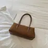 Bolso de Hombro Boston Minimalista Retro 2026 Otoño Nueva Llegada Bolso de Almohada de Felpa Gamuza Nicho Bolso de Mano para Viajar