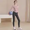 Top de Yoga Talla Grande para Mujer 2026 Primavera Otoño Nuevo Conjunto Deportivo para Correr Camiseta de Manga Larga Entrenamiento Fitness Pantalones de Tiburón