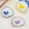 Peluche Caricatura Orejas de Corazón Broche DIY Adorno de Corazón de Durazno Diadema Accesorios para Ropa Accesorios para Ropa Colgante