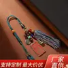 Amuletos Taoístas do Ano do Cavalo de Cobre Puro com Cinábrio Tai Sui, Amuleto de Paz do General Wen Zhe, Pingente de Bolsa Tecida Artesanal, Enfeite para Pendurar no Carro