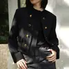 26 Chaqueta Corta Elegante para Primavera y Otoño, Estilo Chanel, Lujo Ligero y Tacto de Alta Gama, Top de Tweed con Cuello Redondo 88358