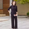 Nuevo Estilo Otoño e Invierno 2026 Moda Casual Tops Reductores de Edad para Mujeres de Mediana Edad y Mayores, Conjunto Versátil Estilo Chanel