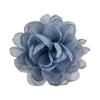 Flor de tela de hilo de nieve de 10 cm con borde quemado flor de cielo estrellado hilo rosa flor de peonía borde tostado Corsage DIY Gargantilla Ropa Zapatos y Sombreros
