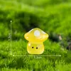 Micro-Paisaje de Musgo Lindos Hongos Luminosos Accesorios de Decoración DIY para Jardinería Paisajismo Mini Adornos de Escritorio