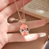 Colar com Pingente Ovo de Pombo Verde Menta Paraíba Anel de Ouro Rosa com Diamante Rosa Brincos Azul Oceano Conjunto de Pedras Preciosas para Mulheres
