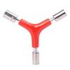 Ferramenta de Reparo de Bicicleta Chave de Soquete de Três Pontas Chave Triangular Externa Hexagonal Chave Manual para Carro e Motocicleta