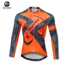 Ropa de Ciclismo de Otoño Xingheng para Hombre Nueva Ropa de Ciclismo Transpirable y Pantalones Ropa de Ciclismo Estampada Tops Largos Transfronterizo