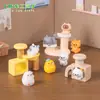 Micro Paisaje Creativo Gato Lindo Marco de Escalada Gatito Muñeca Casa de Muñecas DIY Accesorios Decorativos Mini Adornos de Escritorio