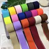Em estoque 2,0-5,0 cm lixamento colorido cinto elástico imitação de nylon cabeça de cinto elástico bolsa de cintura vestuário