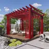 ¿La madera es propensa a pudrirse, el hierro es propenso a oxidarse? La pérgola de aleación de aluminio para uvas es la solución integral